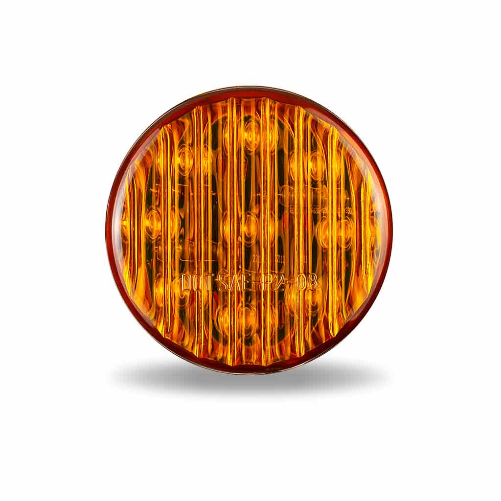 2″ Amber Clearance Marker Round LED Light – 9 Diodes