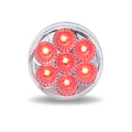 2.5″ Clear Red Round Marker LED Light – 7 Diodes