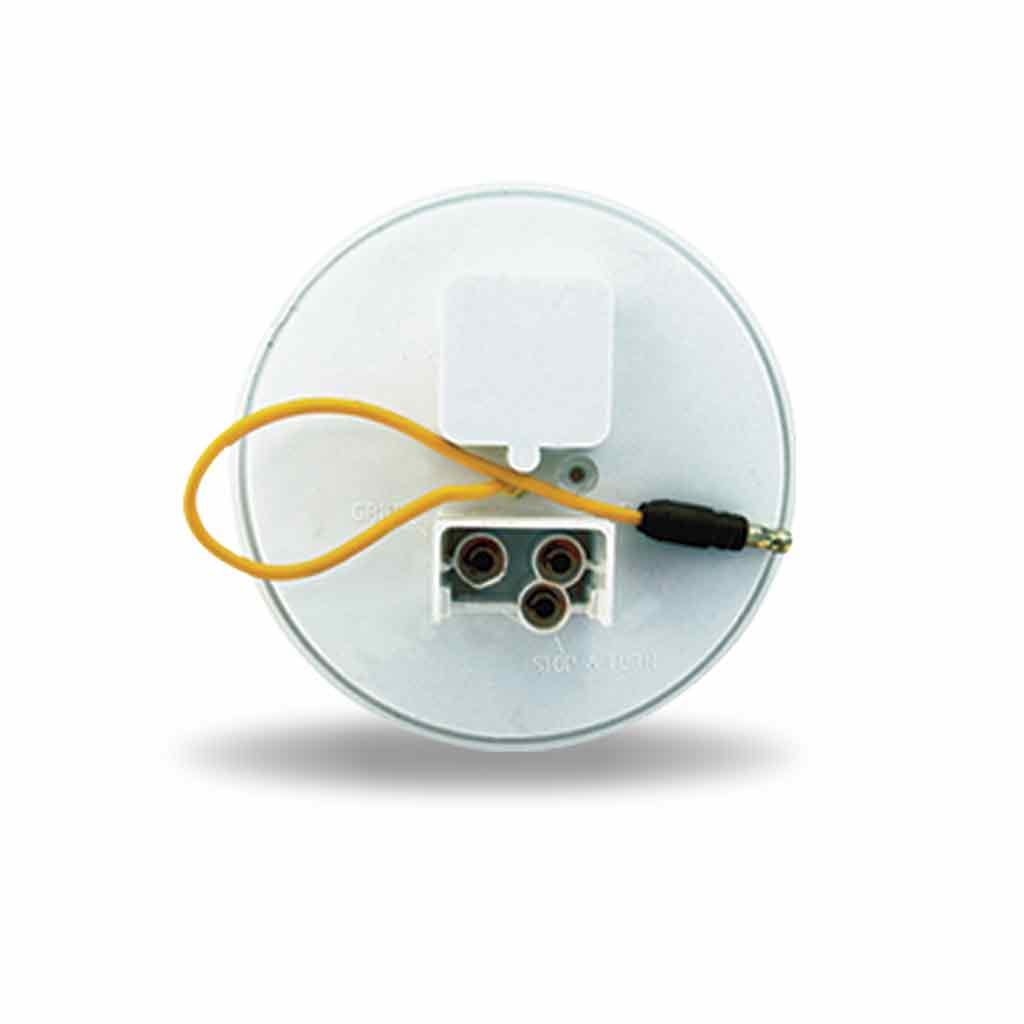4″ Red Stop, Turn & Tail to Blue Auxiliary Round LED Light – 19 Diodes