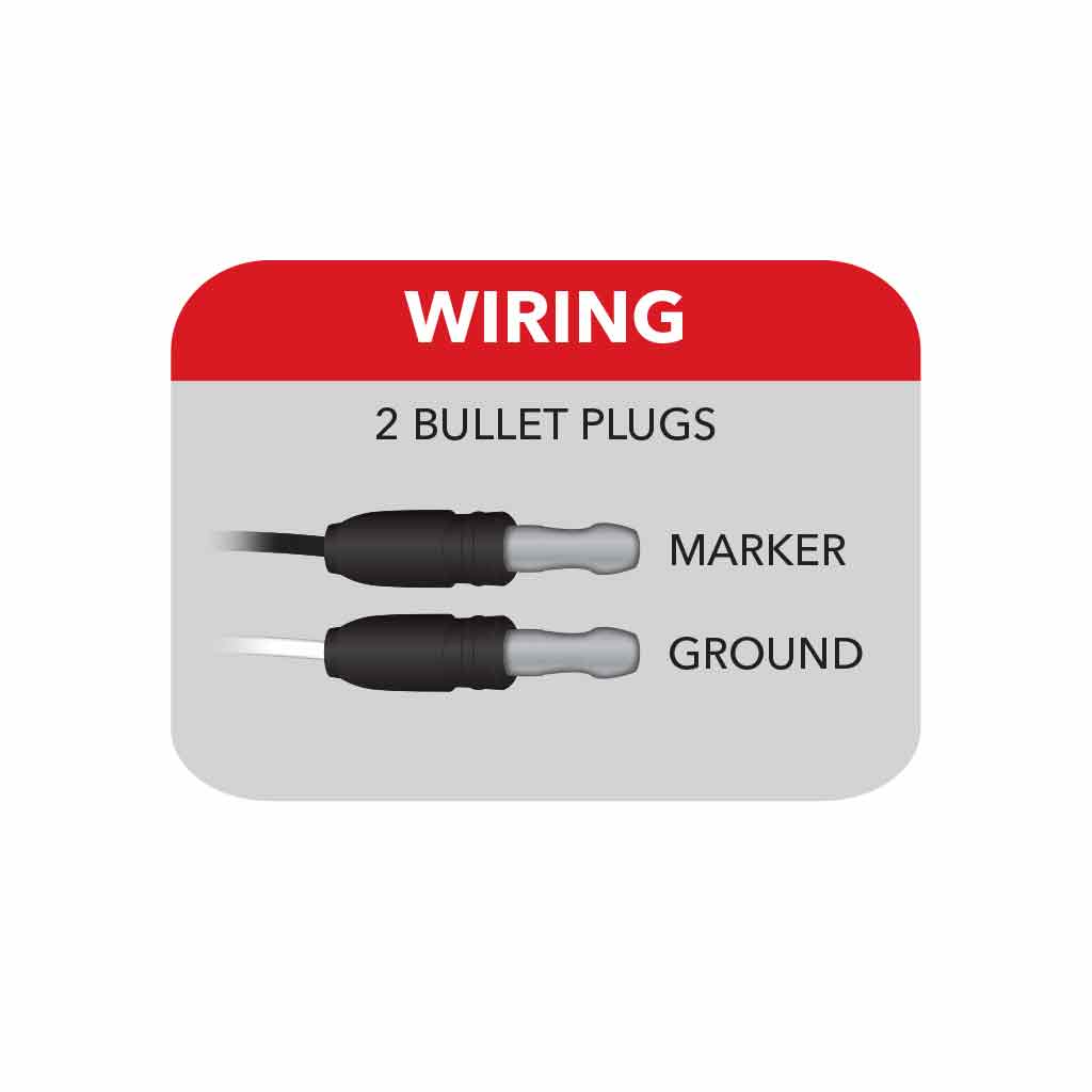 3/4″ Red Clearance Marker Round LED Light – 3 Diodes