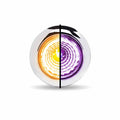3/4″ Amber Marker to Purple Auxiliary Round Reflector LED Light – 1 Diode