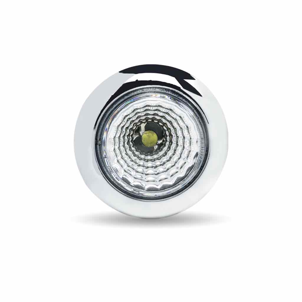 3/4″ Amber Marker to Purple Auxiliary Round Reflector LED Light – 1 Diode