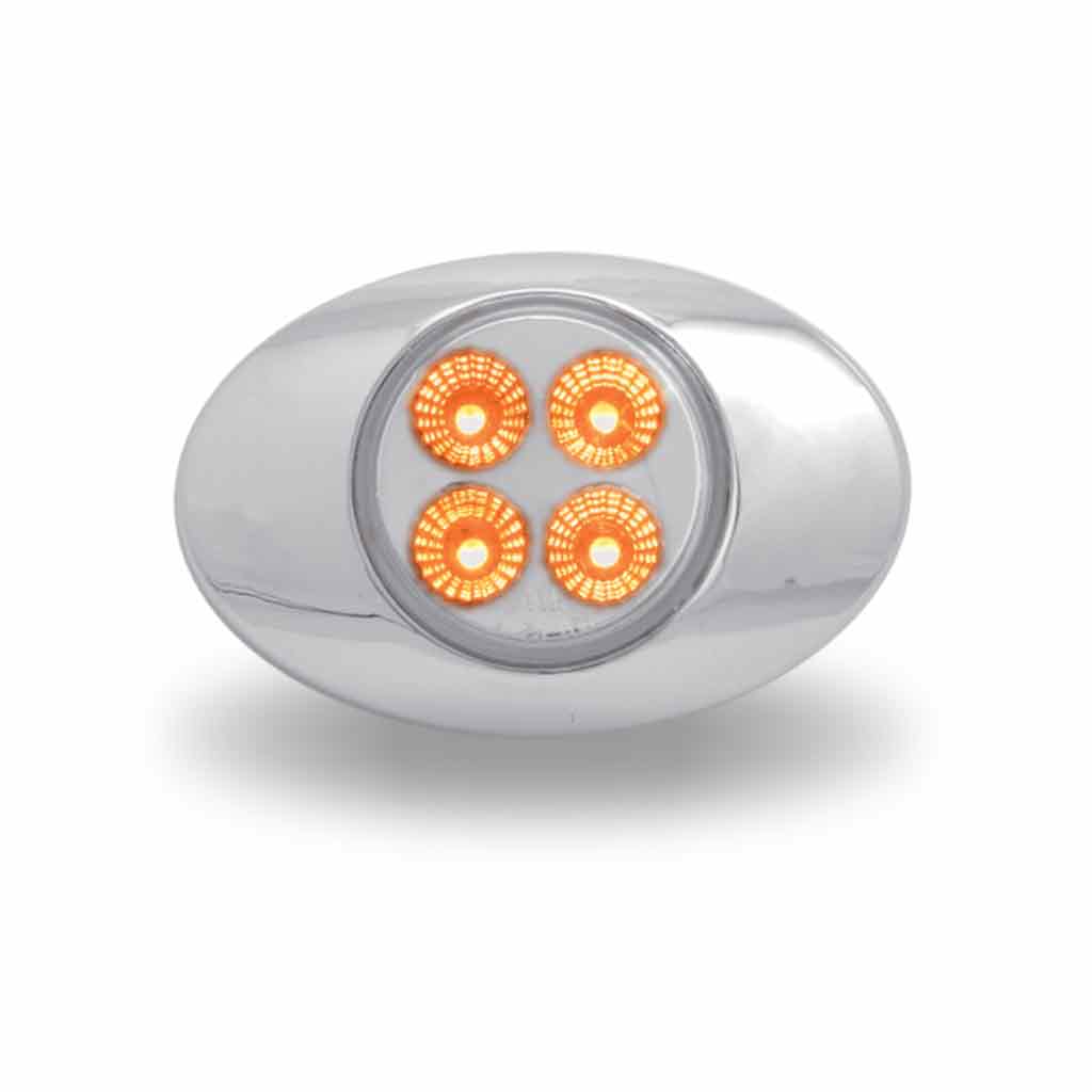 Clear Amber Marker Generation 2 LED Light – 4 Diodes