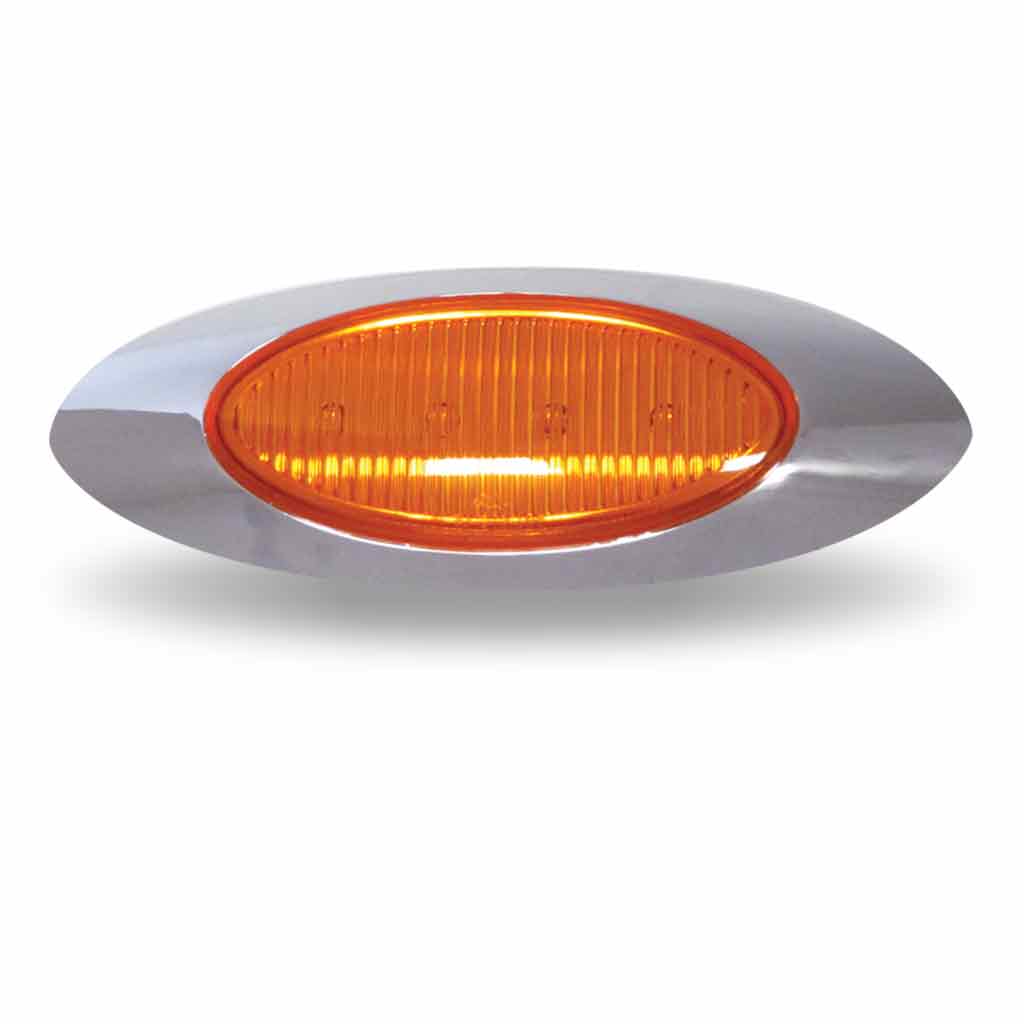 Amber Clearance Marker Generation 4 LED Light – 4 Diodes