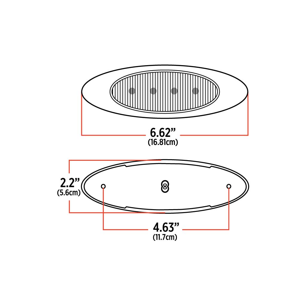 Clear Amber Marker Generation 4 LED Light – 4 Diodes