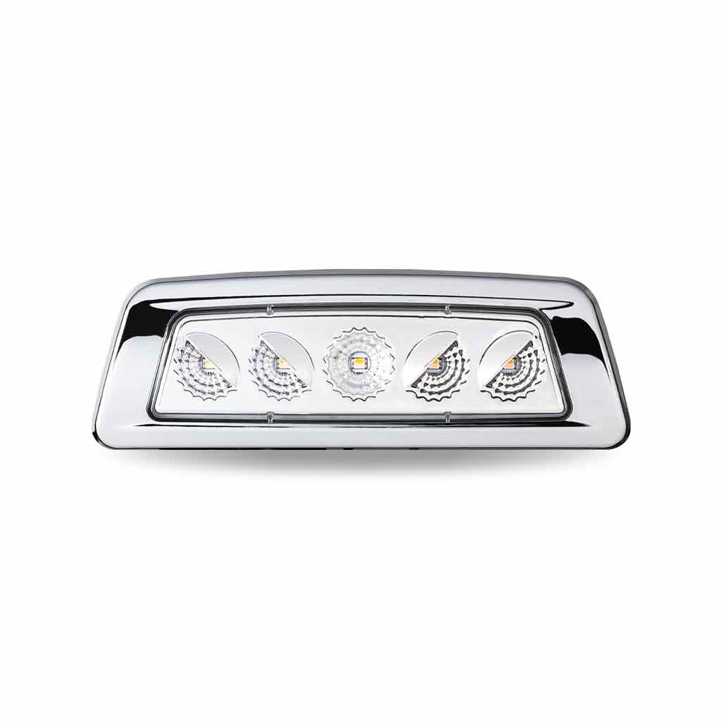 Clear Amber Turn & Marker Kenworth/Peterbilt LED Fender Light – 5 Diodes | Driver Side