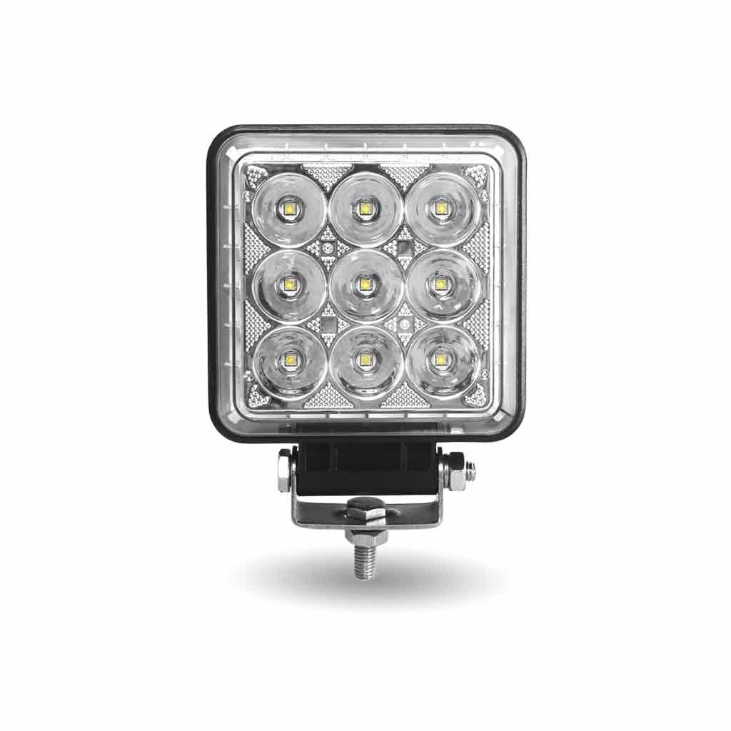 4.25″ Radiant Series Square LED Work Lamp with Maximum Light Output – Spot &amp; Flood Combo | 4000 Lumens