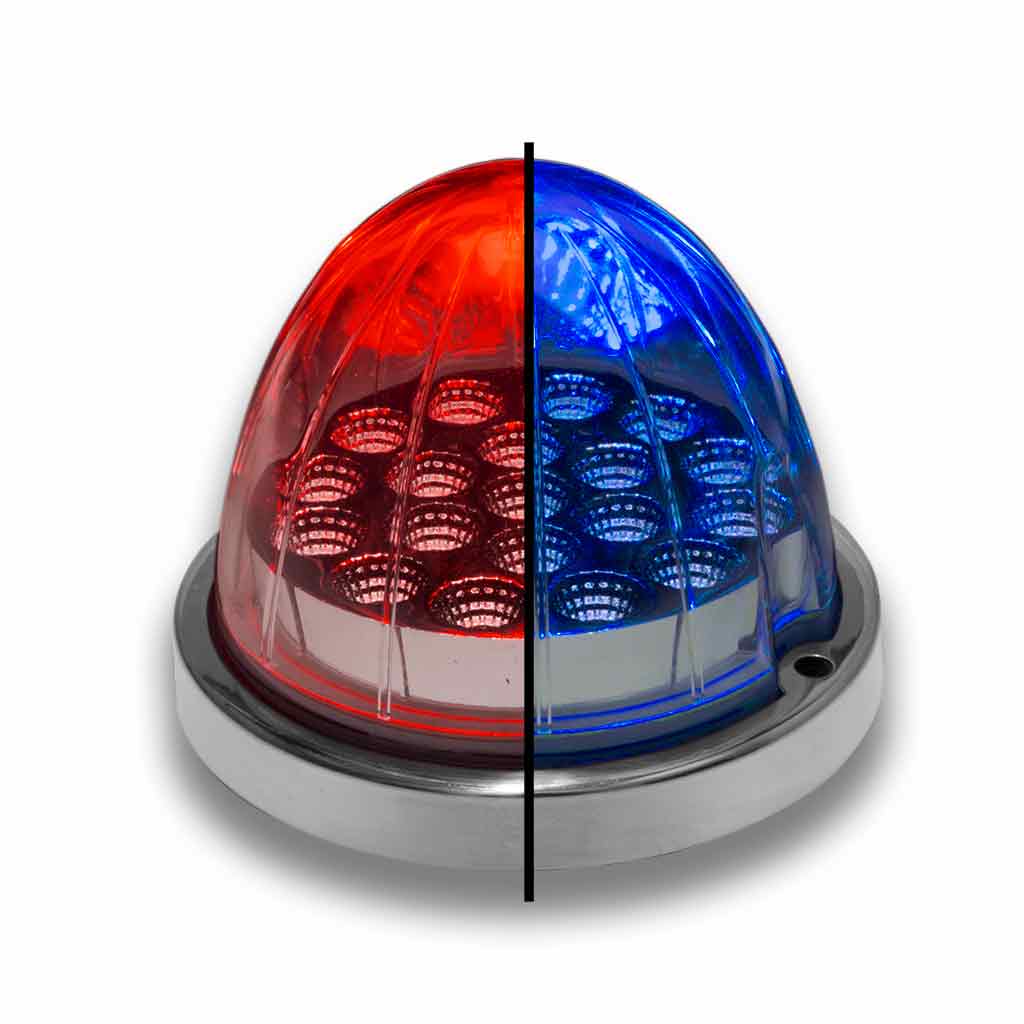 Red Clearance & Marker to Blue Auxiliary Watermelon LED Light – 19 Diodes