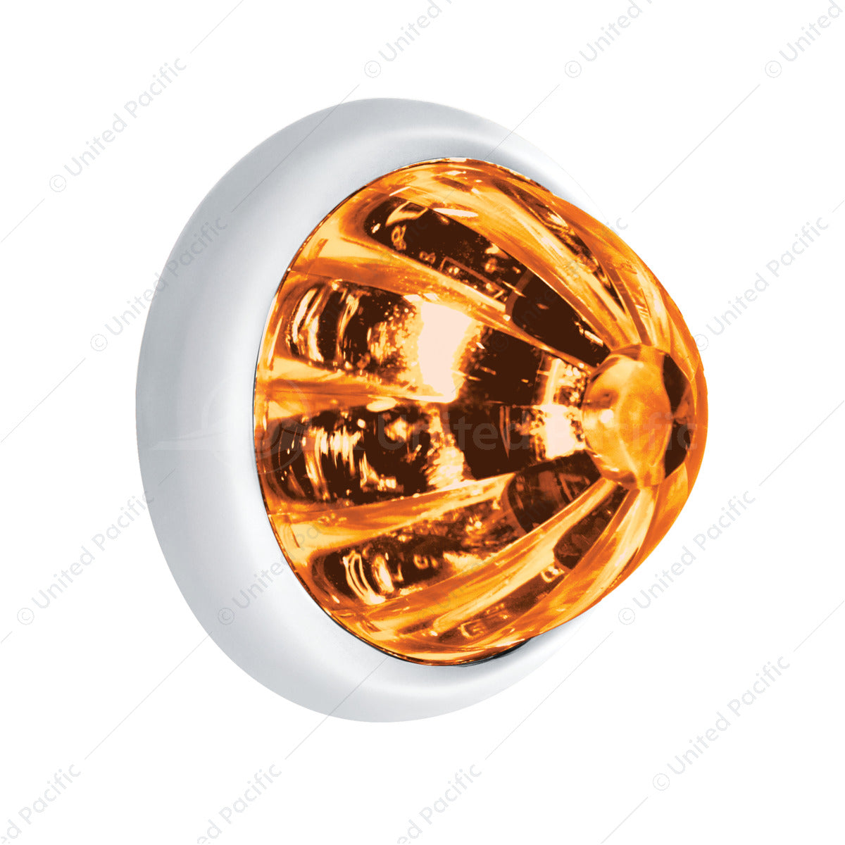 UltraBurst 9 LED Dual Function 1-1/2" Watermelon Clearance/Marker Light-Amber LED/Clear Lens