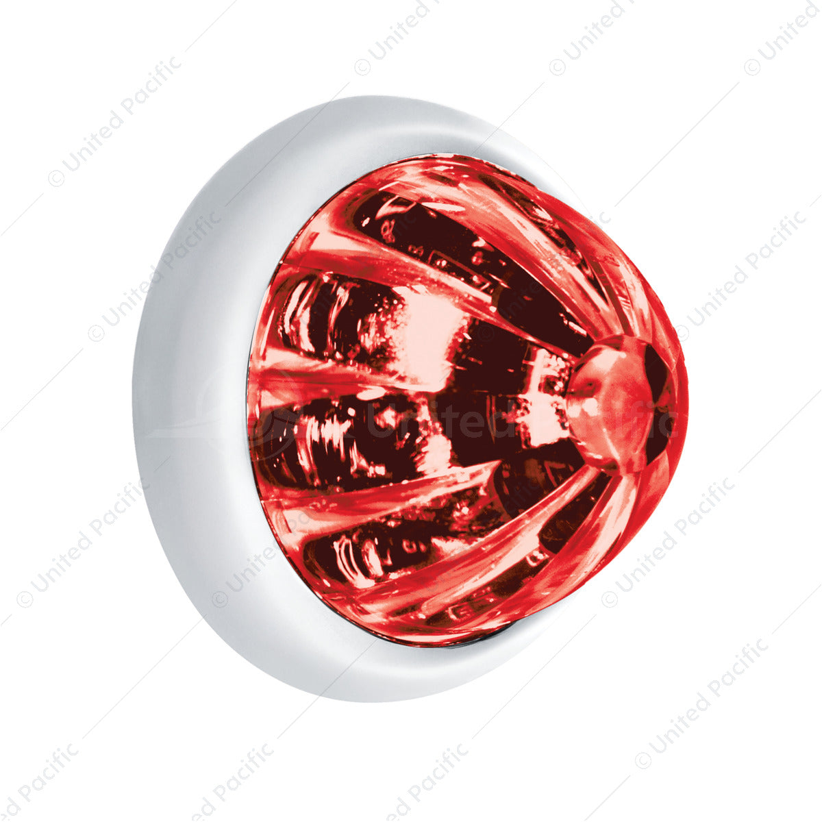 UltraBurst 9 LED Dual Function 1-1/2" Watermelon Clearance/Marker Light-Red LED/Clear Lens