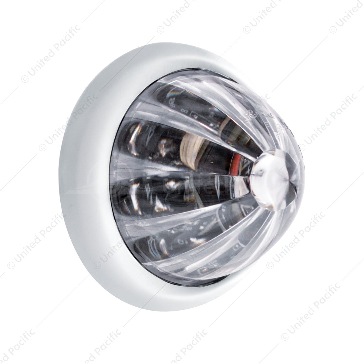 UltraBurst 9 LED Dual Function 1-1/2" Watermelon Clearance/Marker Light-Red LED/Clear Lens