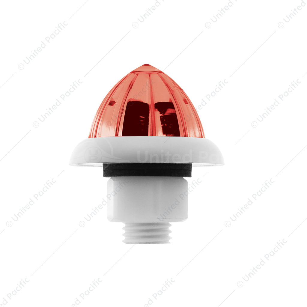 UltraBurst 9 LED Dual Function 1-1/2" Watermelon Clearance/Marker Light-Red LED/Clear Lens