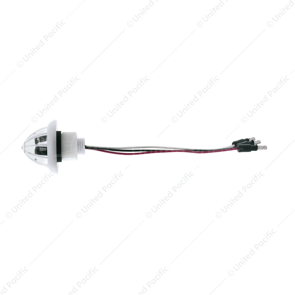 UltraBurst 9 LED Dual Function 1-1/2" Watermelon Auxiliary/Utility Light-White LED/Clear Lens