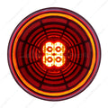 Abyss 13 LED 4" Round Stop/Turn/Tail Light - Red LED/Red Lens