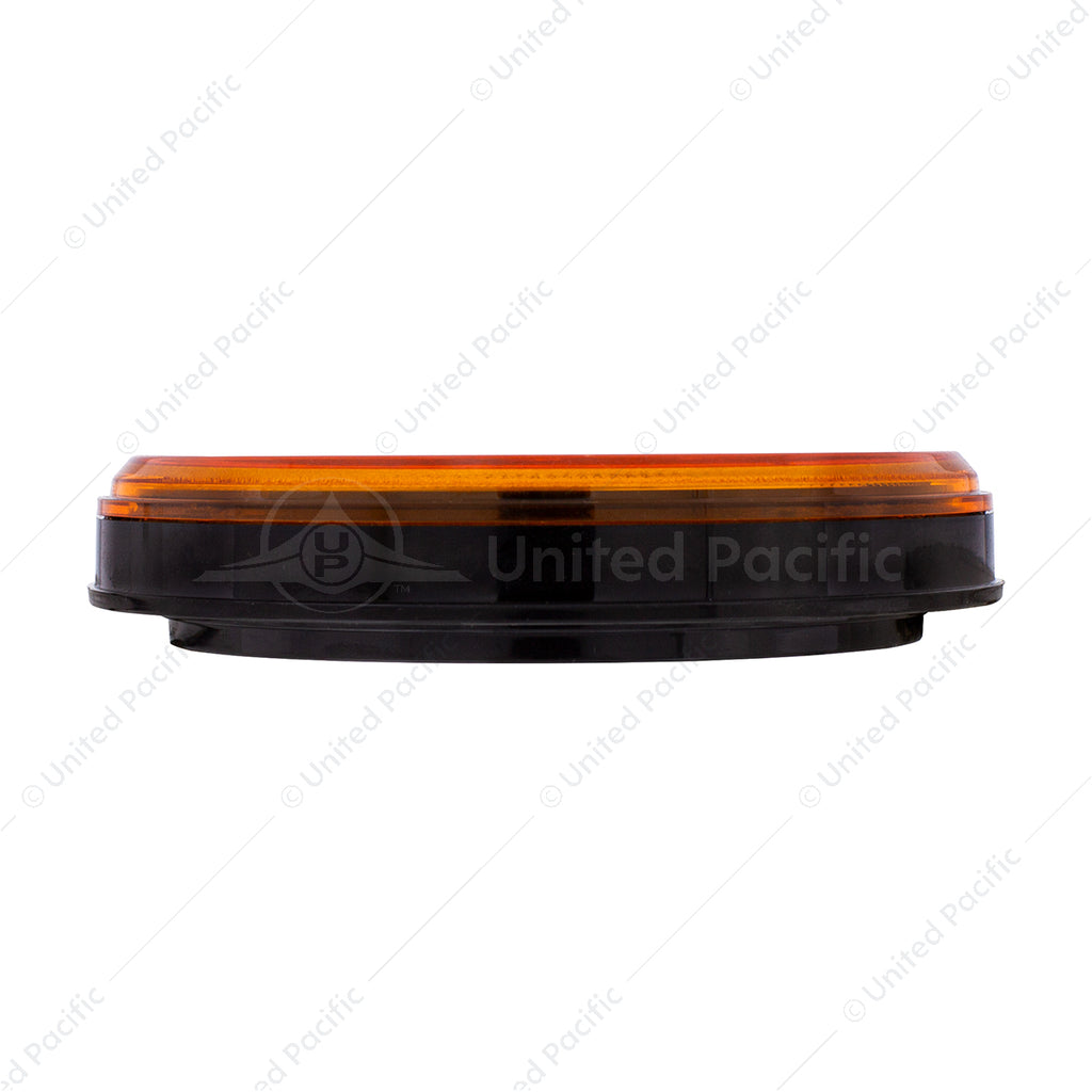 Abyss 13 LED 4" Round Turn Signal Light - Amber LED/Amber Lens