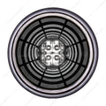 13 LED 4" Round Abyss Light (Back-Up) - White LED/Clear Lens