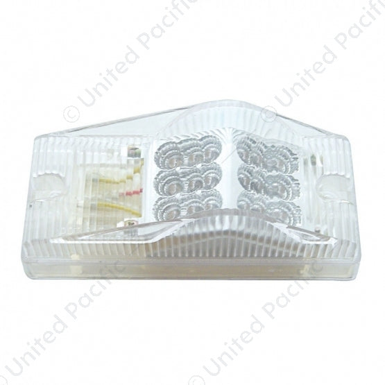 18 LED Reflector Light (Park, Turn & Clearance) - Amber LED/Clear Lens
