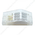 18 LED Reflector Light (Park, Turn & Clearance) - Amber LED/Clear Lens
