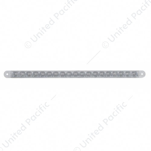 19 LED 12" Reflector Light Bar (Stop, Turn & Tail) - Red LED/Clear Lens