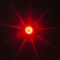 Clear Red Stop, Turn & Tail Star-Burst Watermelon LED Light – 19 Diodes